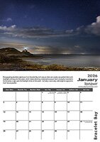 Dan Santillo Gower by Night 2026 Calendar