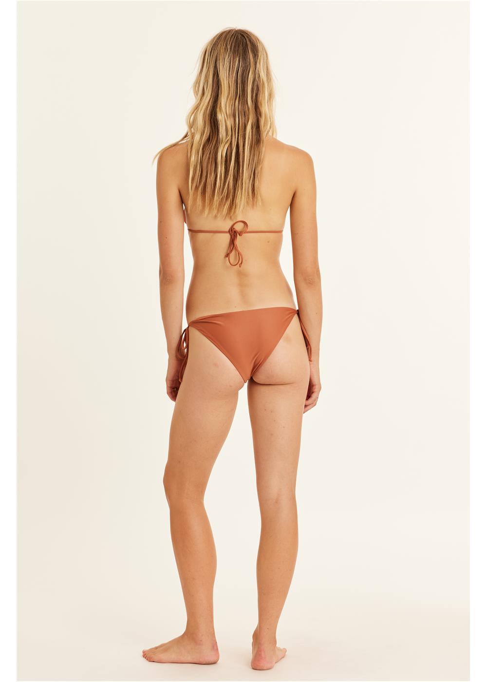 Sisstr Seeker Solid Skimpy Tie Side Swim Bottom