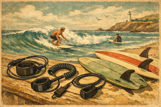 Surfboard Leash Types Guide for UK Surfers