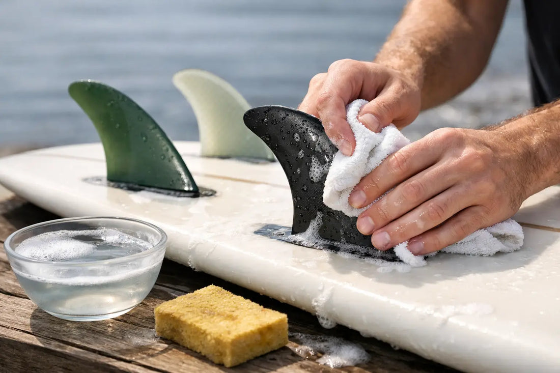 How to Clean Surfboard Fins Without Damage