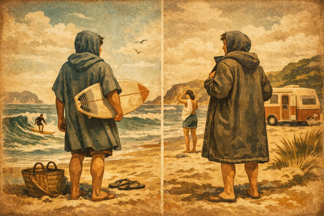 Surf Poncho vs Changing Robe