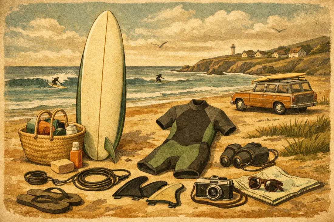 Beginner Surf Kit Checklist Example for UK Waves