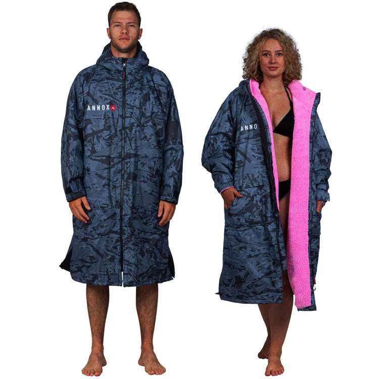 Adult Changing Robes Warm Practical Beachwear Love waves