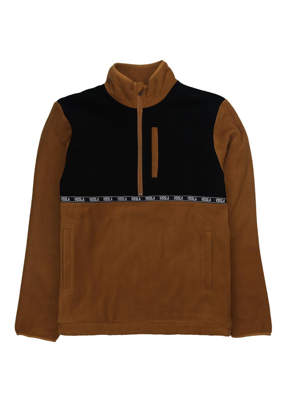 Vissla Hike Eco Polar Fleece-Rust