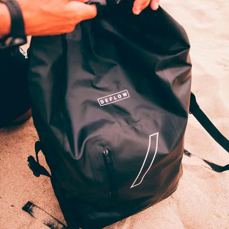 Deflow Waterproof Bag on sandy beach