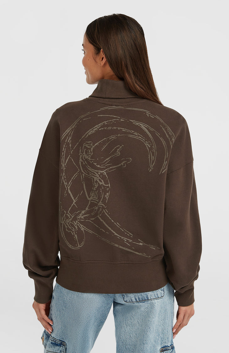 O'Neill Women O'Riginals High-Neck Crew Sweatshirt