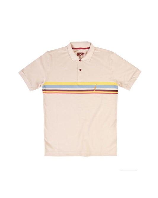 Lightning Bolt Alaia polo shirt / Fog