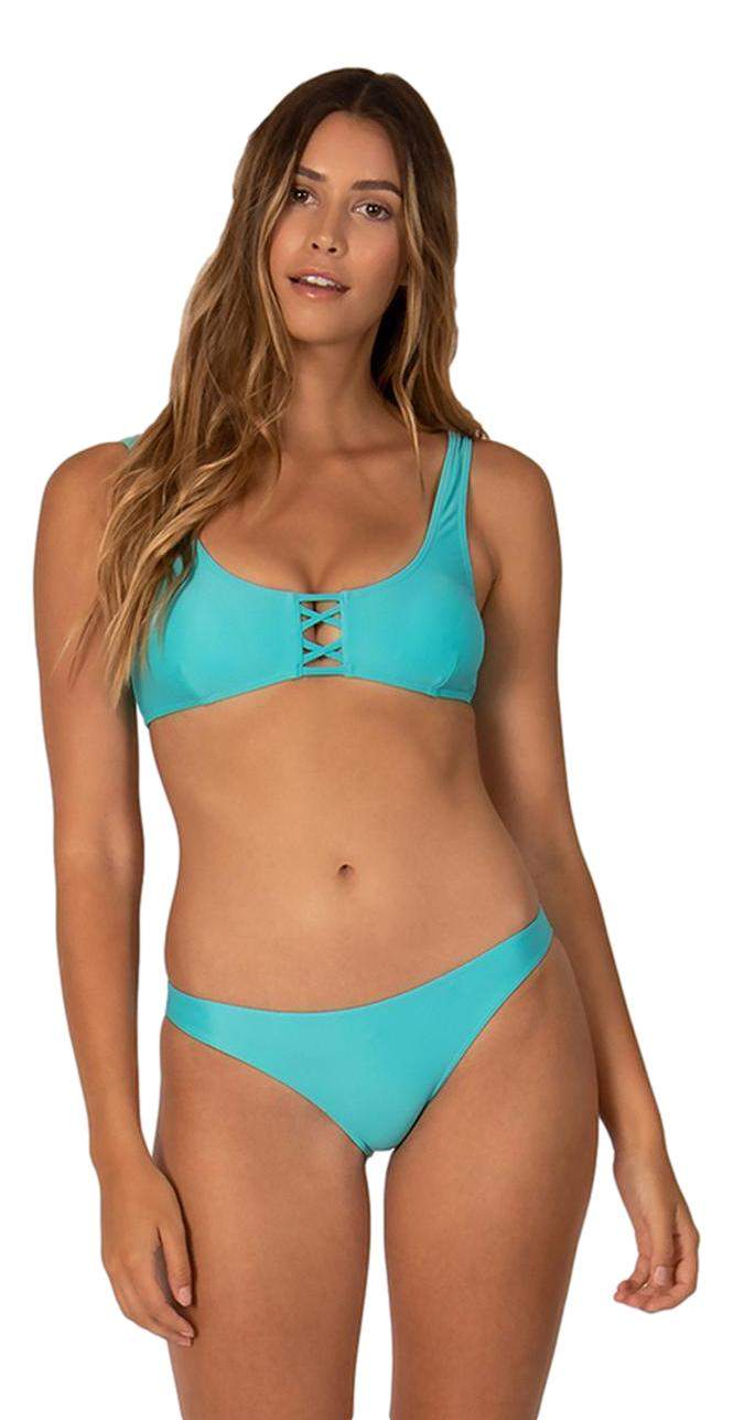 Sisstrevolution Emmy brallete - bikini top - Aqua