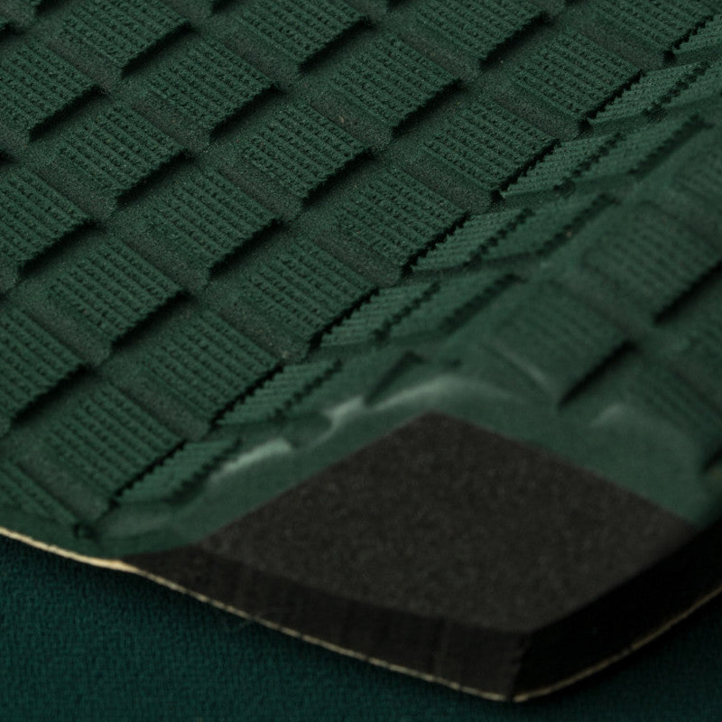 Deflow 2 Piece pad black deck grip for surfing with textured design.