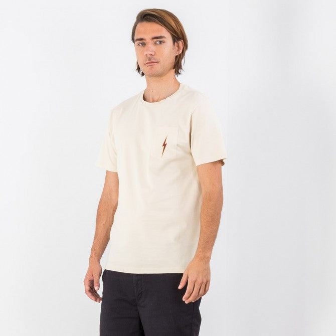 Lightning bolt welcome home pocket tee