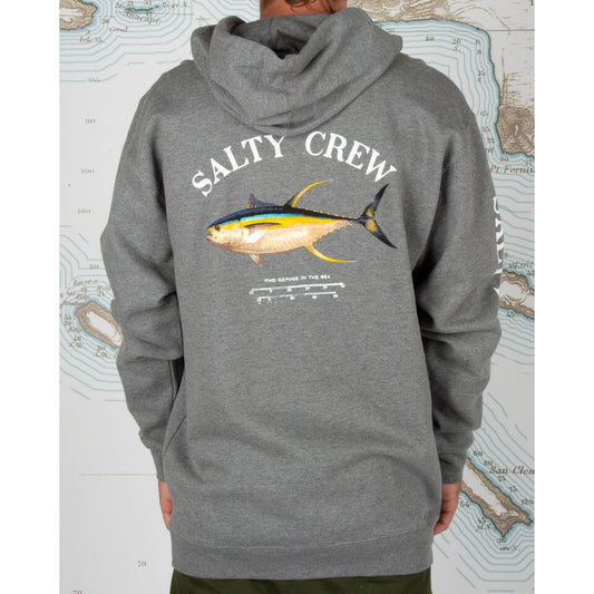 Salty Crew Ahi mount fleece- Gunmetal/Heather