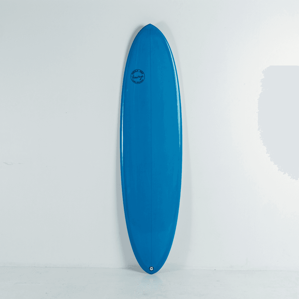 7' Heritage Round Tail Retro Egg Surfboard in Gloss Tint