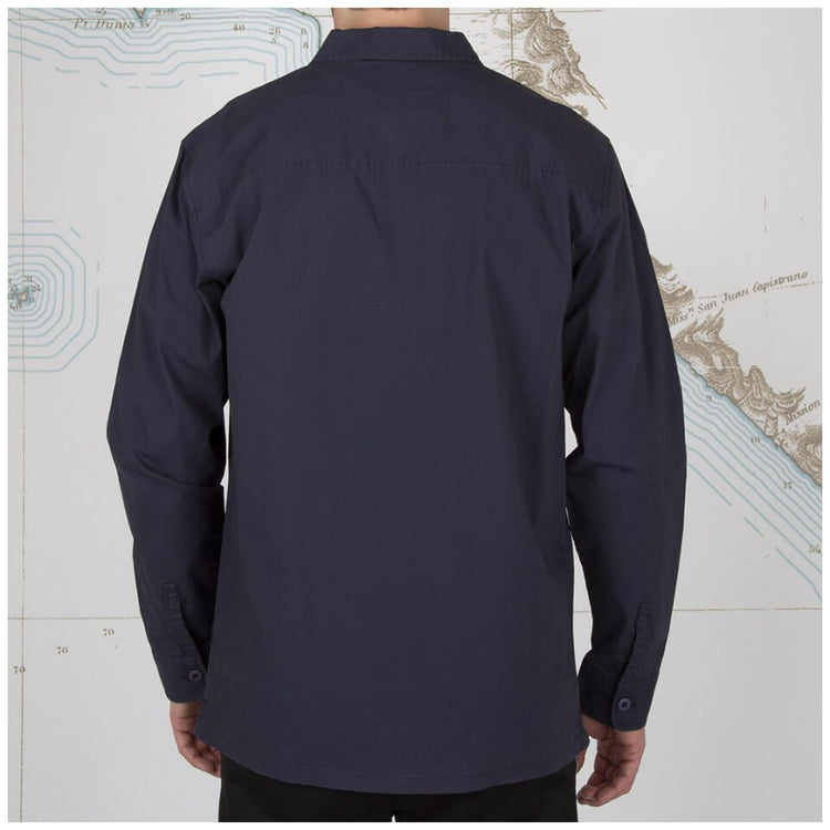 Salty crew Lookout indigo L/S shirt