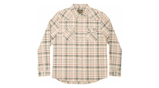 Salty Crew westbound natural L/S flannel shirt