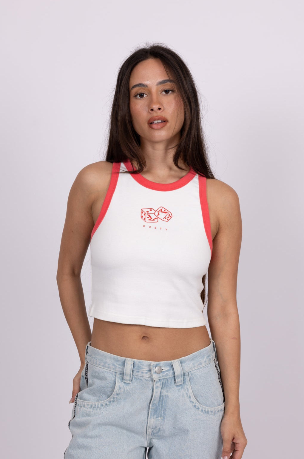 Rusty Snake eyes tank top