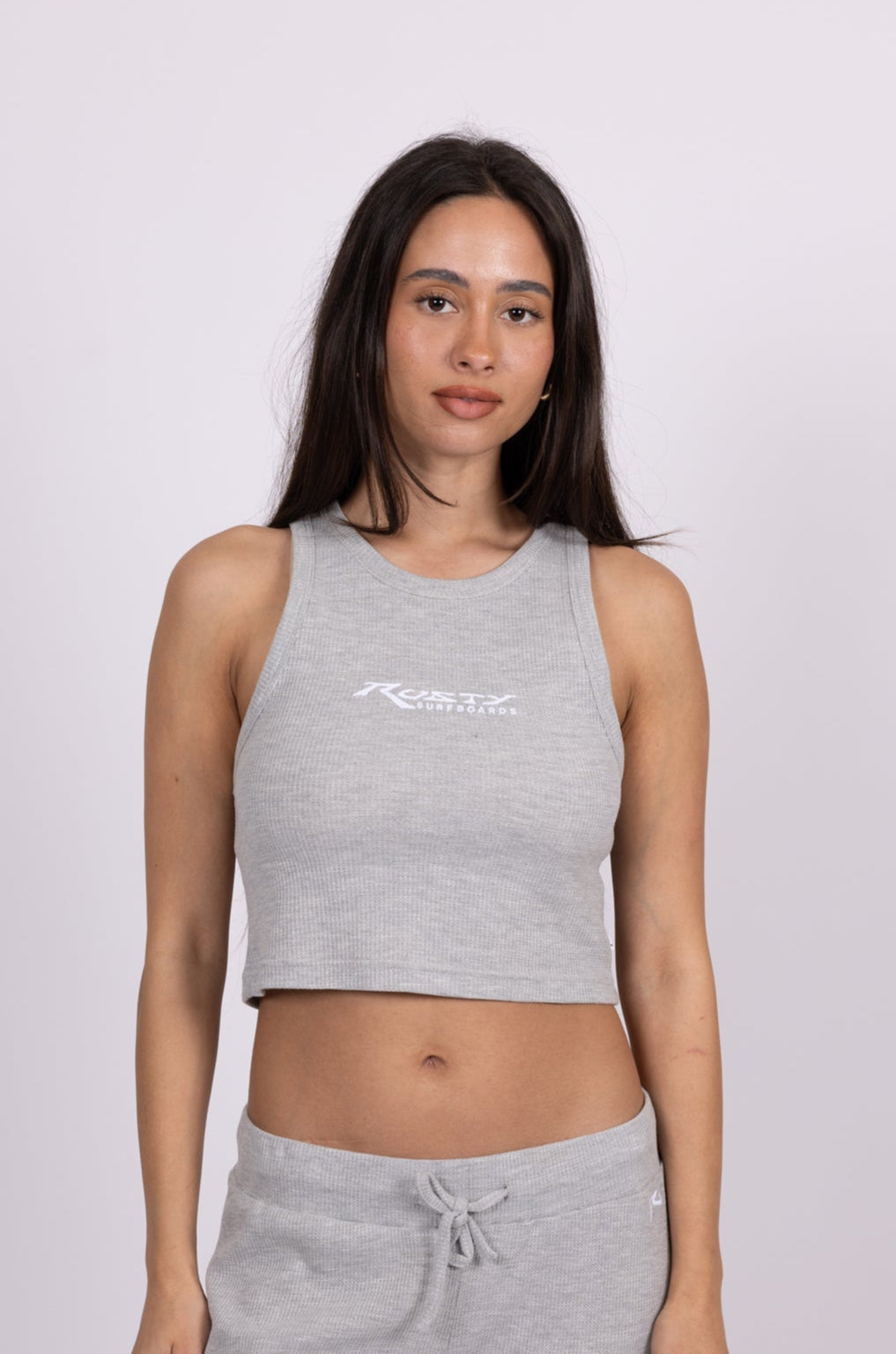 RUSTY Remi tank top - heather grey