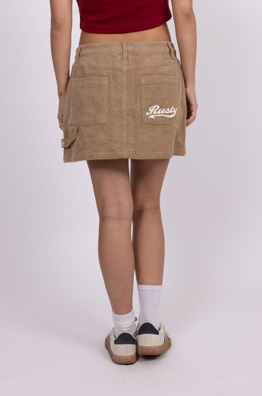 Rusty Billie low rise skirt - camel