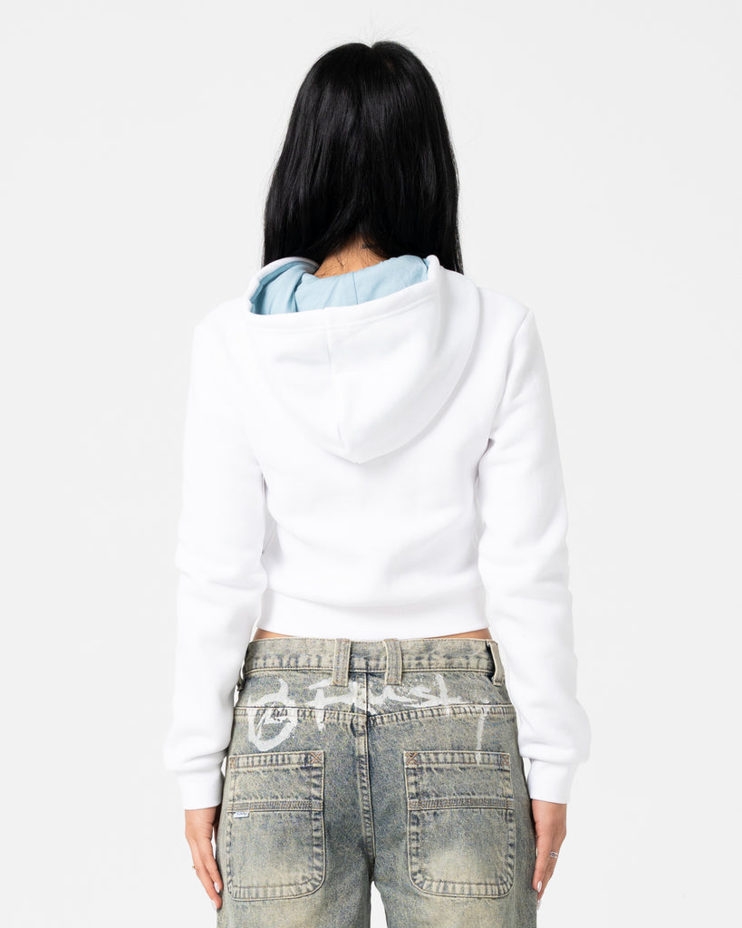 Rusty McCop Crop Zip Thru Hooded Fleece