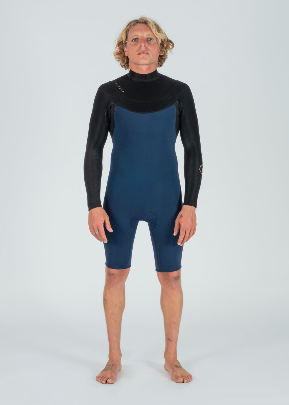 Vissla New Seas 2-2 Ls Spring U - Zip in Charcoal