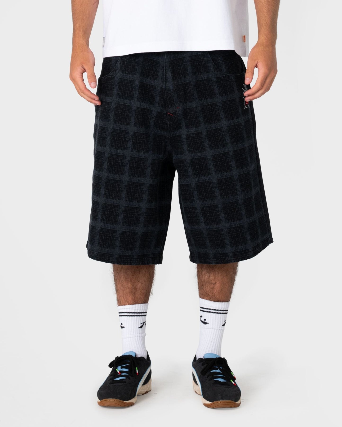 Rusty Griddy Wide Baggy Jort