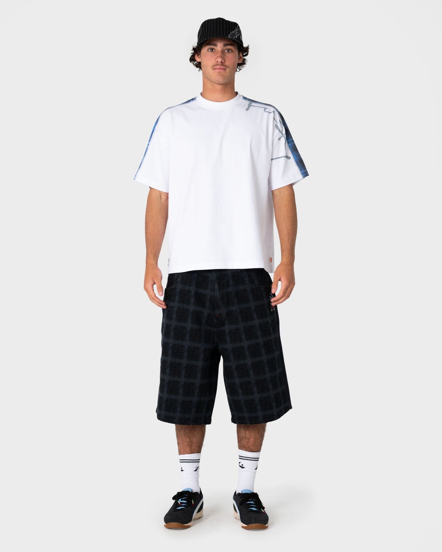 Rusty Griddy Wide Baggy Jort