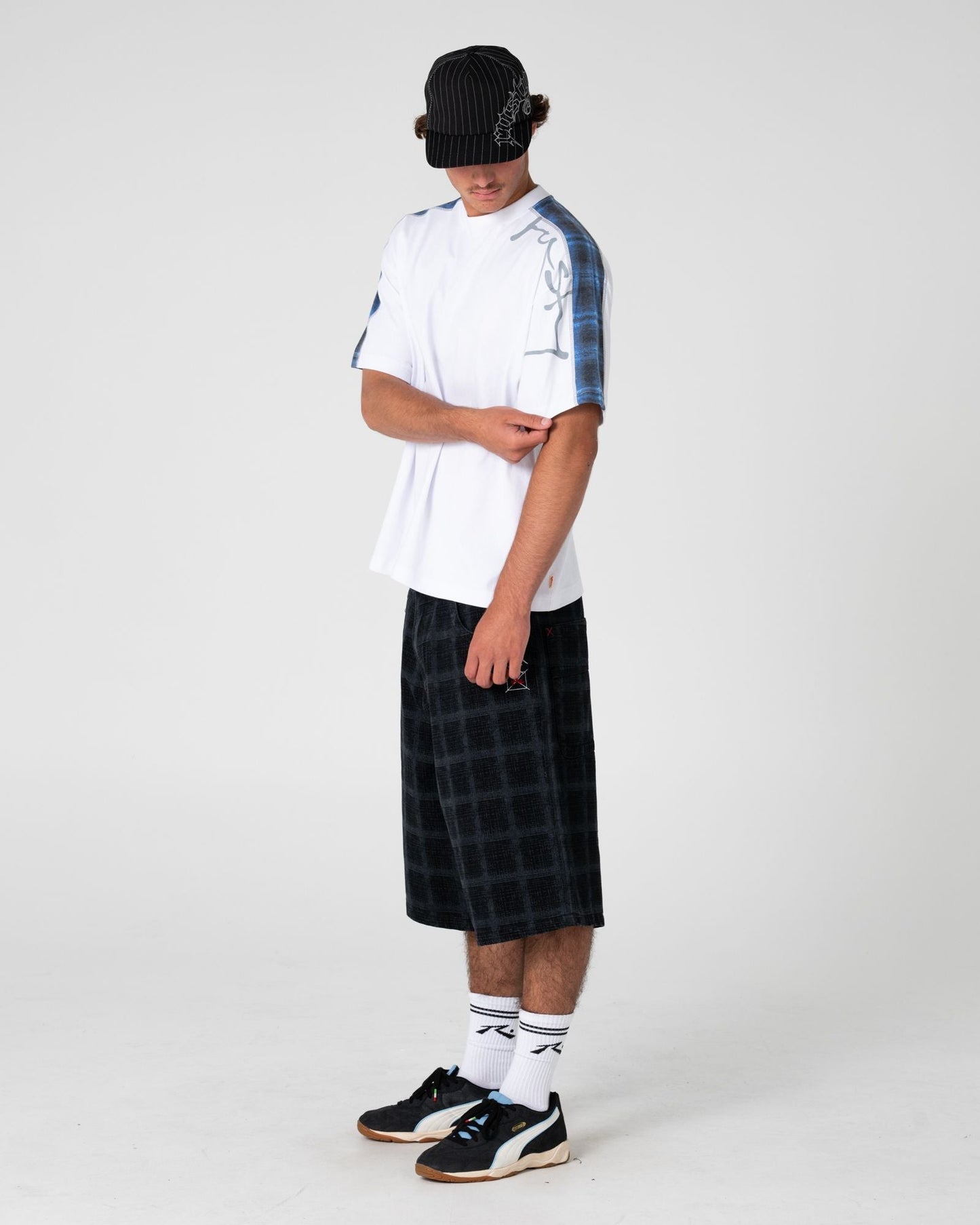 Rusty Griddy Wide Baggy Jort
