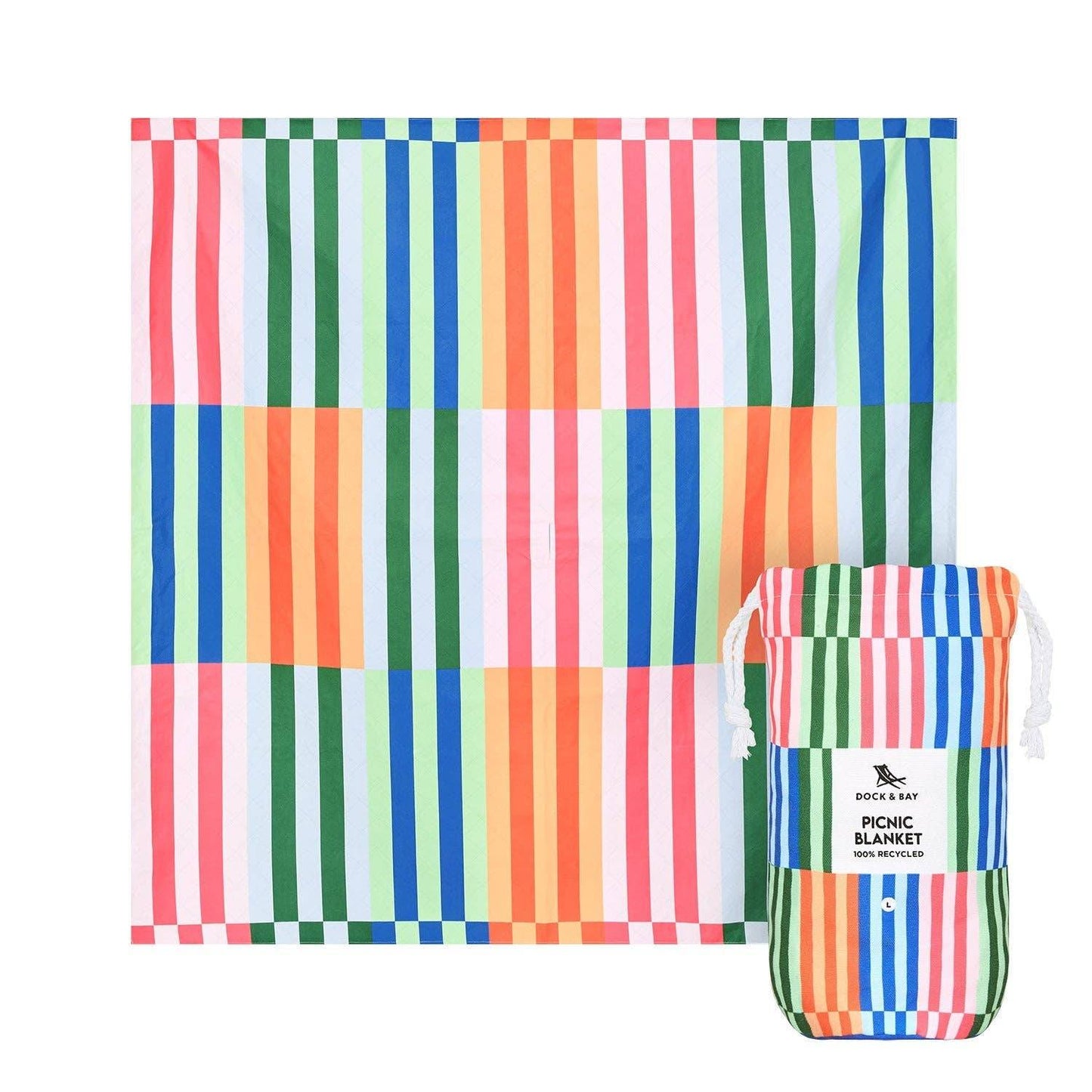 Large Picnic Blanket Waterproof - Dock & Bay
