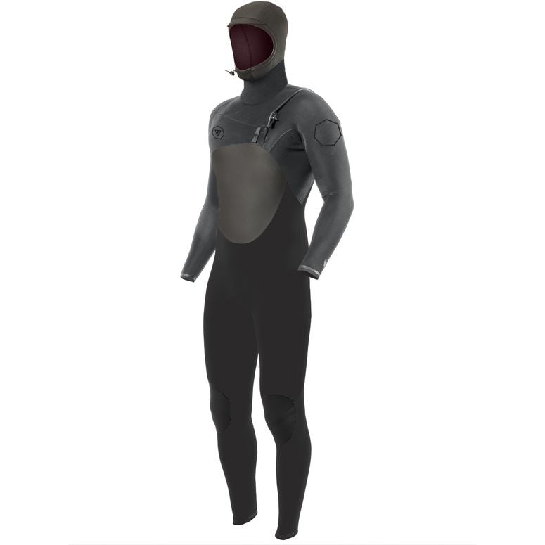 VIssla High Seas II 5/4 hooded wetsuit angled view