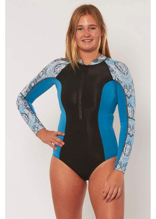 Sisstrevolution Summer Seas Cheeky Spring Wetsuit - ocean