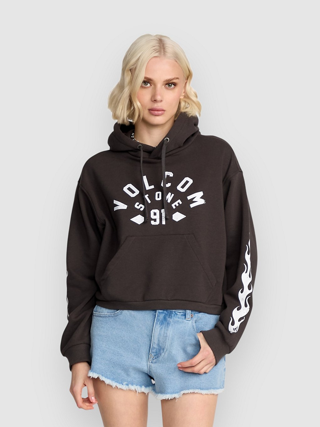 Volcom 1991 Mini Hoodie - Vintage Black