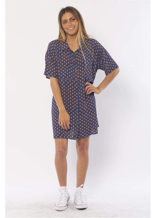 Sisstrevolution Sunbeam Wvn Mini Dress, polka dot design