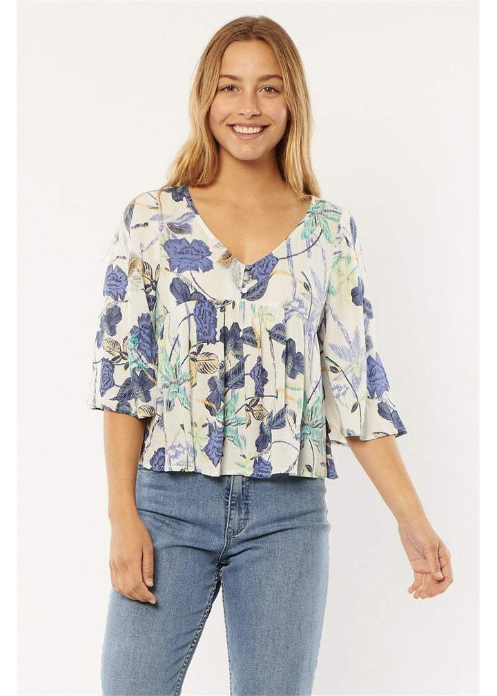 Sisstrevolution Cape may woven top