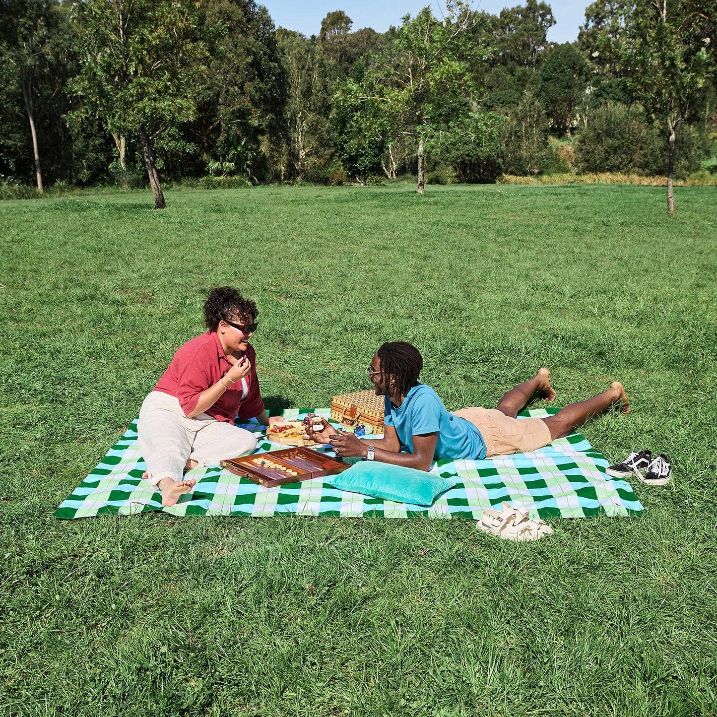 Dock & Bay Recycled Picnic Blanket - 170x170cm Size