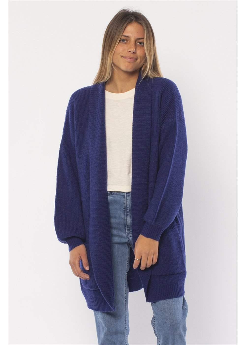 Sisstrevolution Night Glow L/S Sweater in Strong Blue