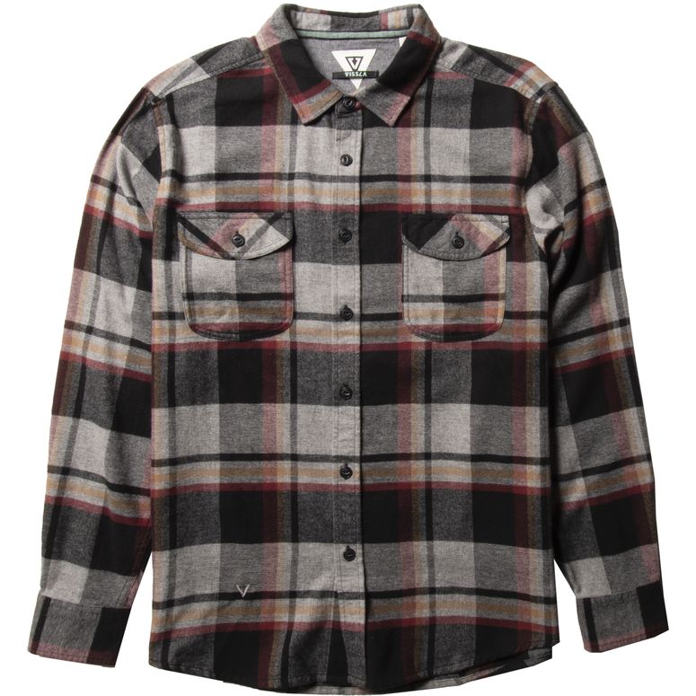 Vissla Central Coast LS Flannel -Dark naval