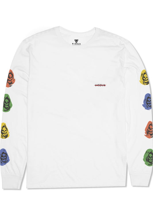 VIssla Lost Souls Boys Ls Tee -white