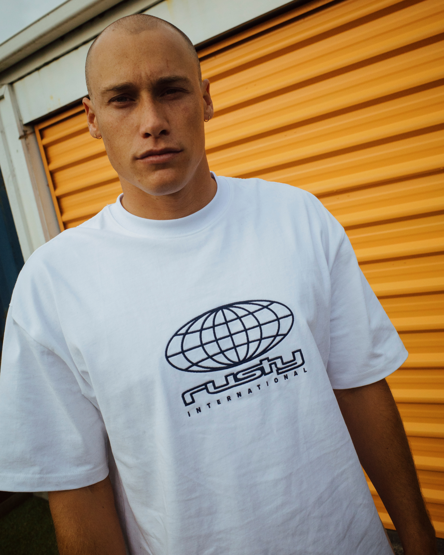 Rusty internazionale short sleeve heavy tee - white