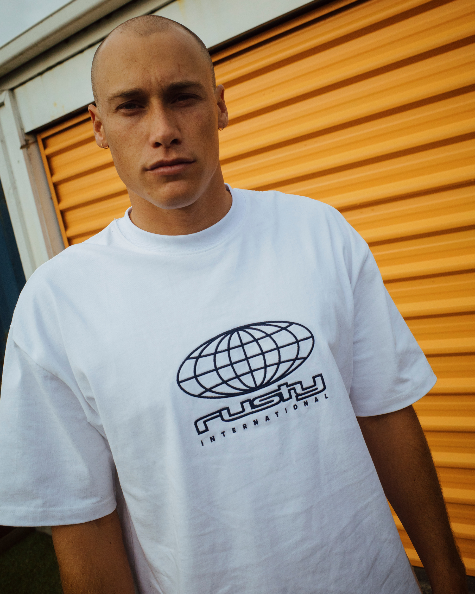 Rusty internazionale short sleeve heavy tee - white