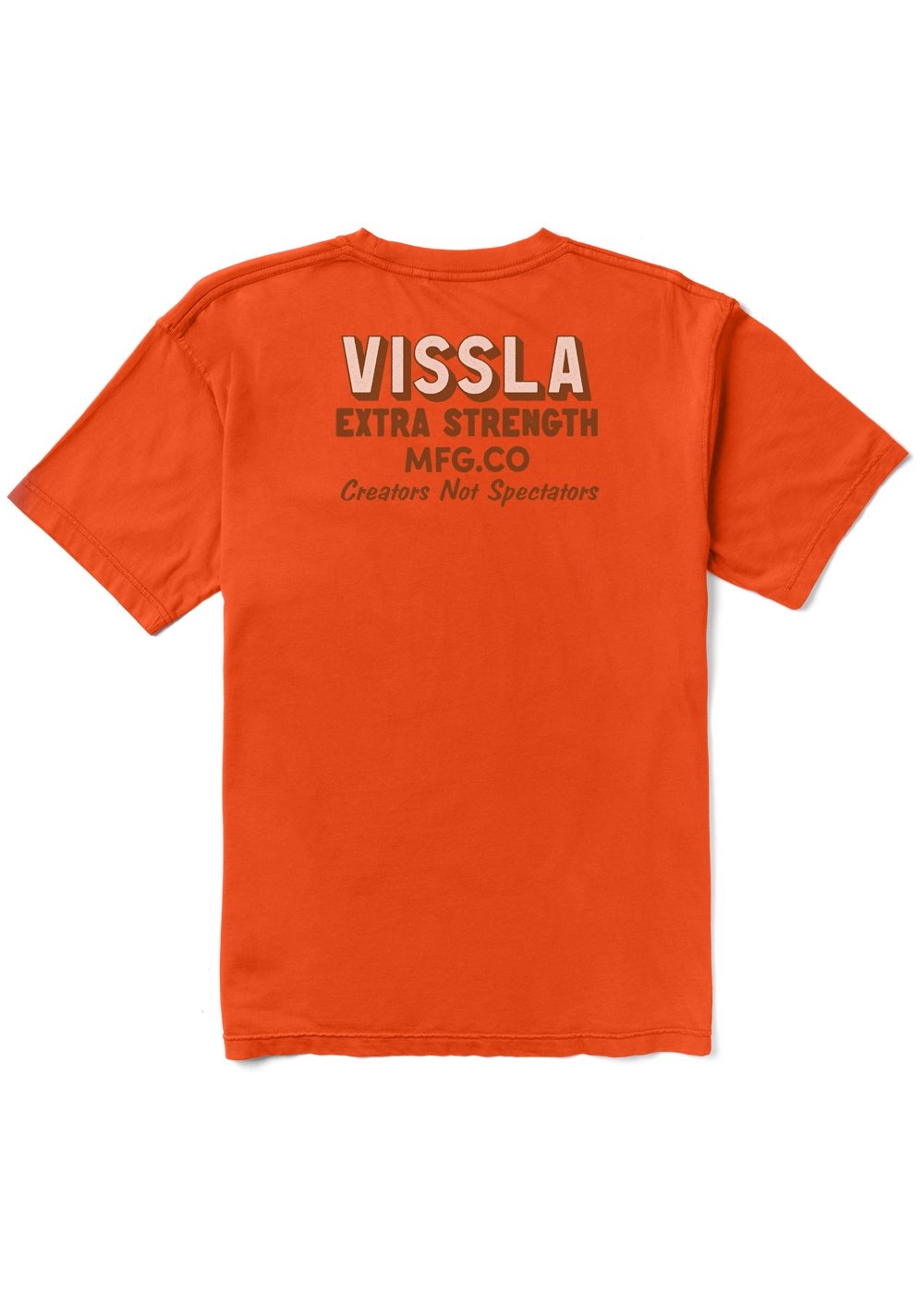 Vissla Extra Strength Premium Tee - Orange