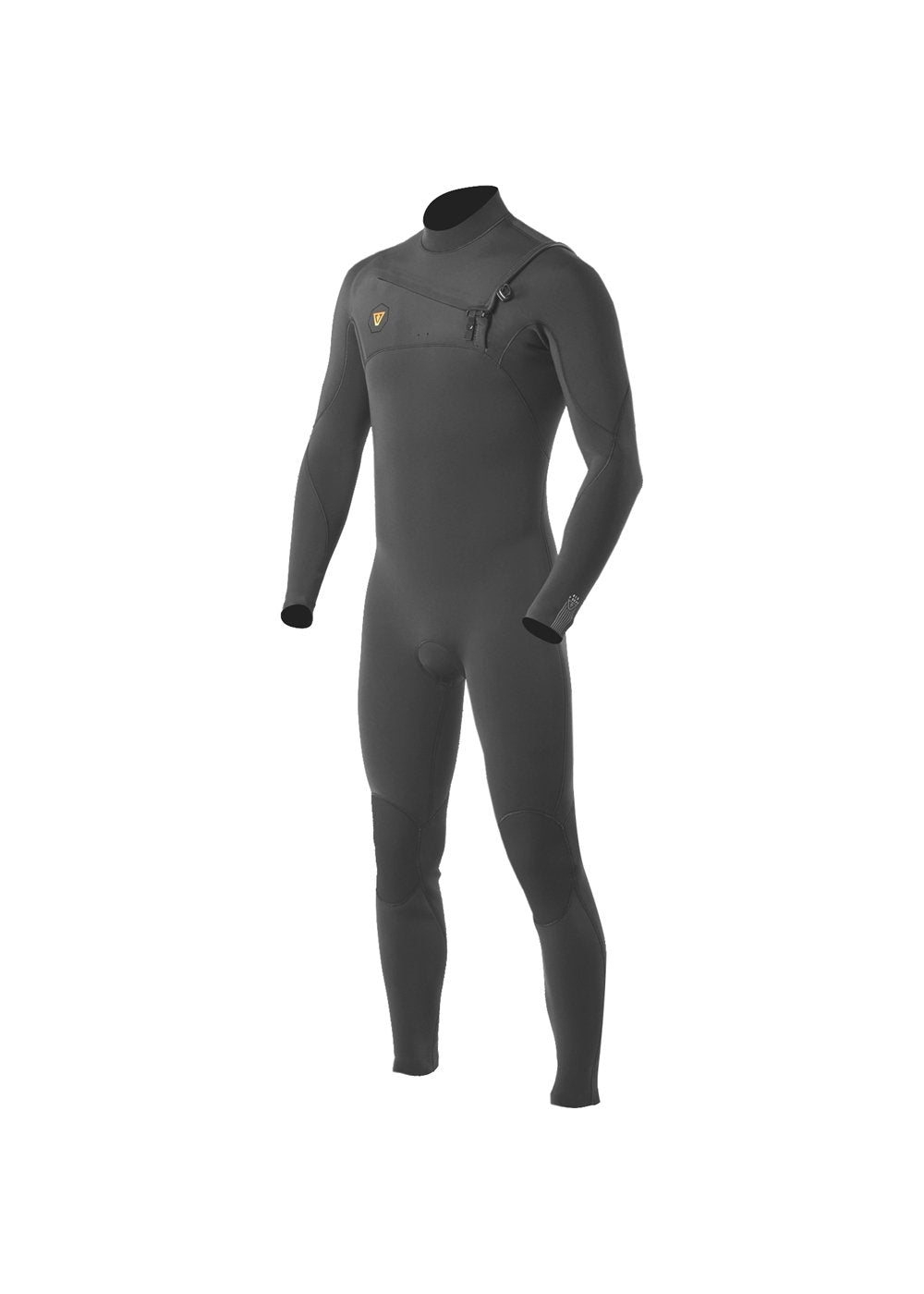 Vissla 7 Seas 4-3 Chest Zip Full Suit- charcoal