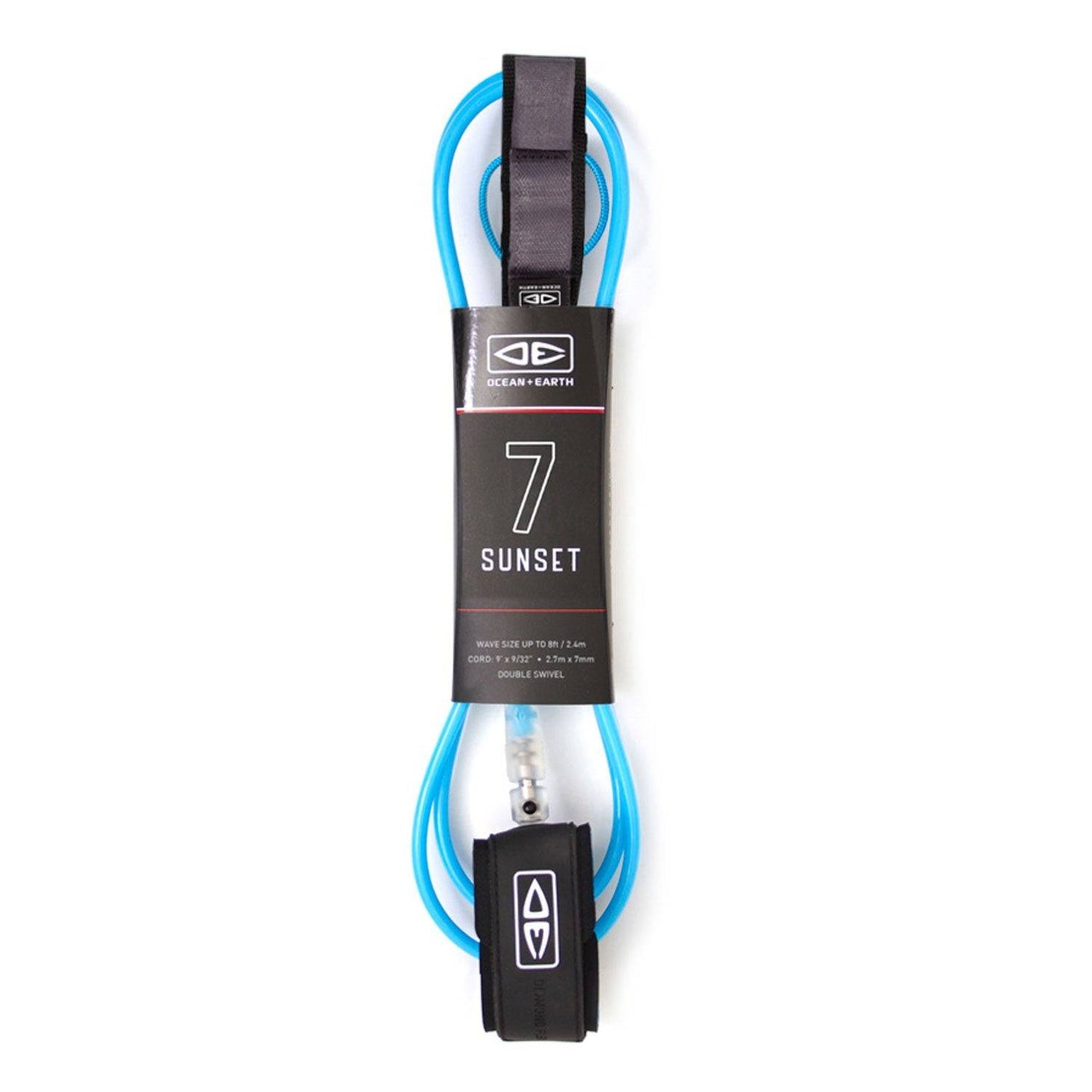 Diamond Flex Sunset Surfboard Leash - 7ft