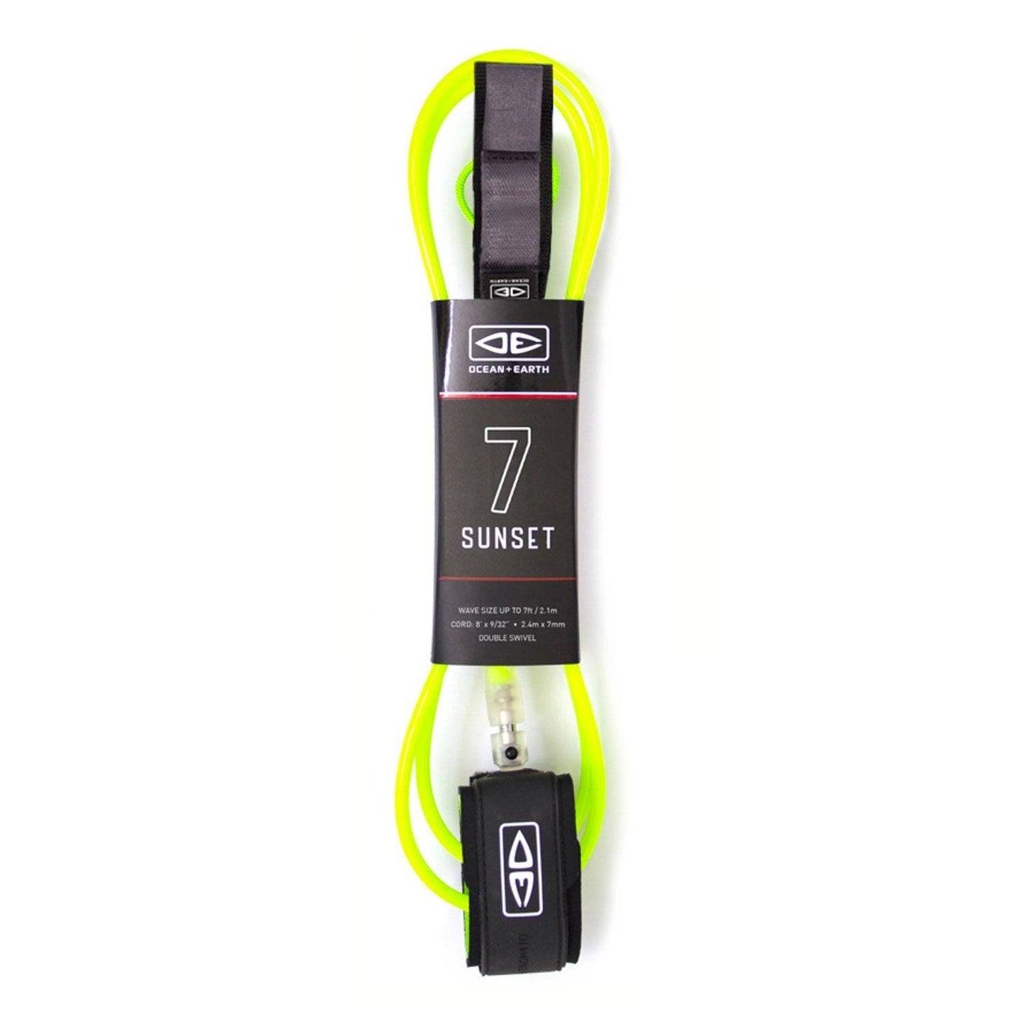 Diamond Flex Sunset Surfboard Leash - 7ft