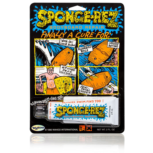 Solarez Sponge-Rez bodyboard repair kit for fixing delaminated rails and cracks.