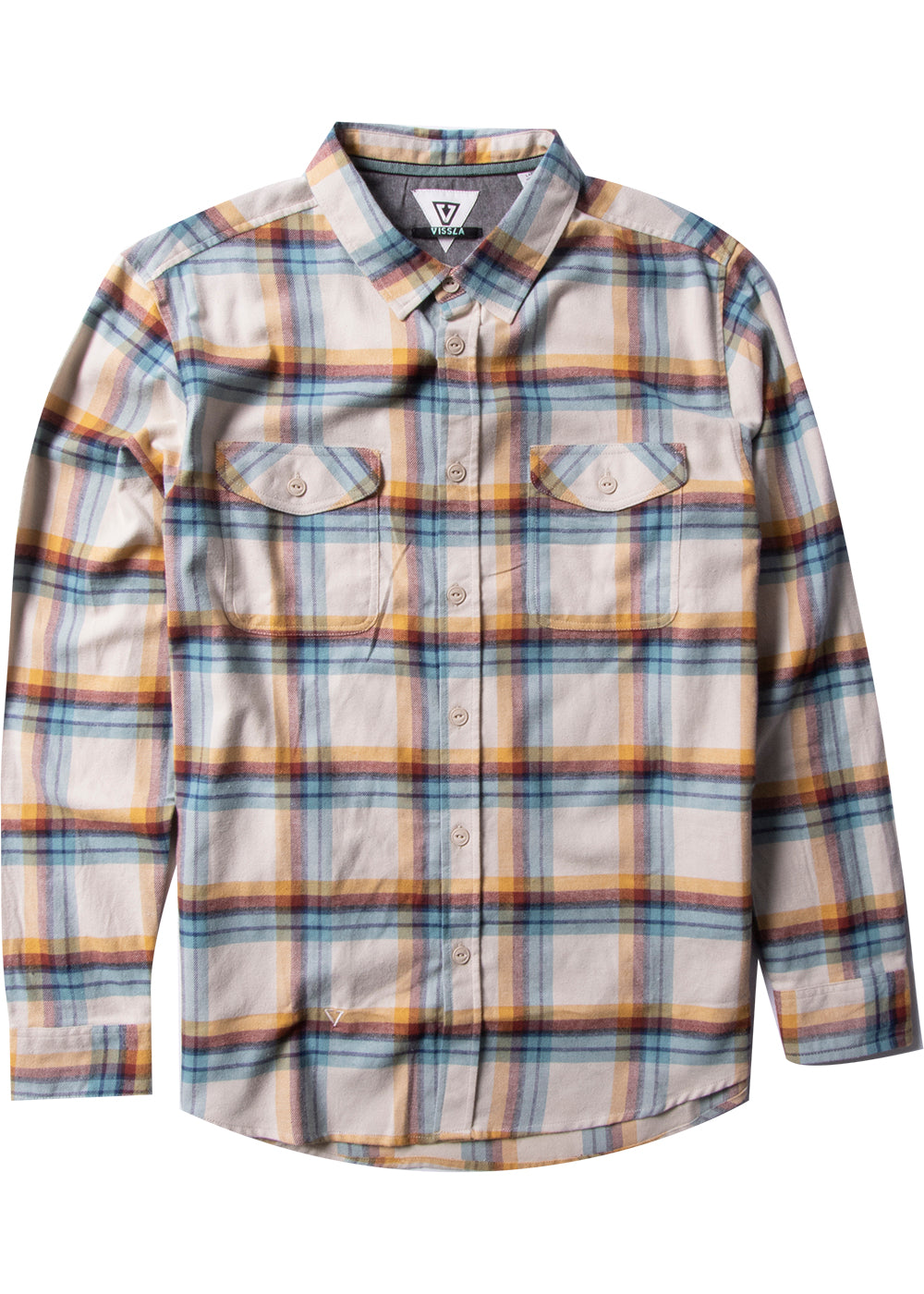 Vissla Central Coast LS Flannel -Dark naval