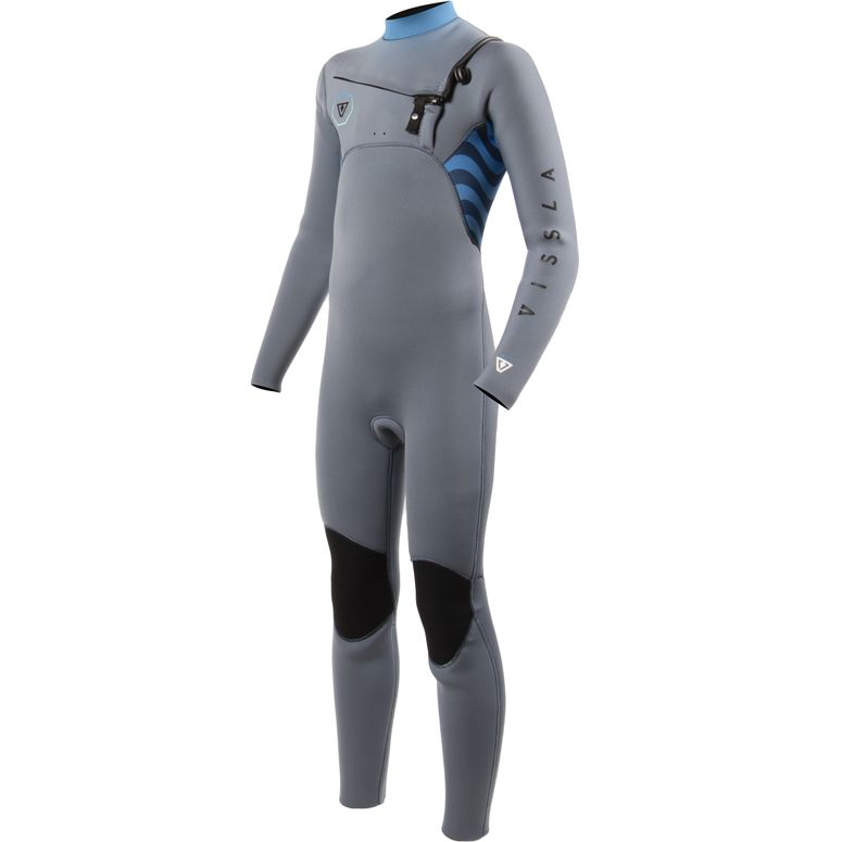 Vissla 7 seas boys 4/3 mm shredder wetsuit - grey