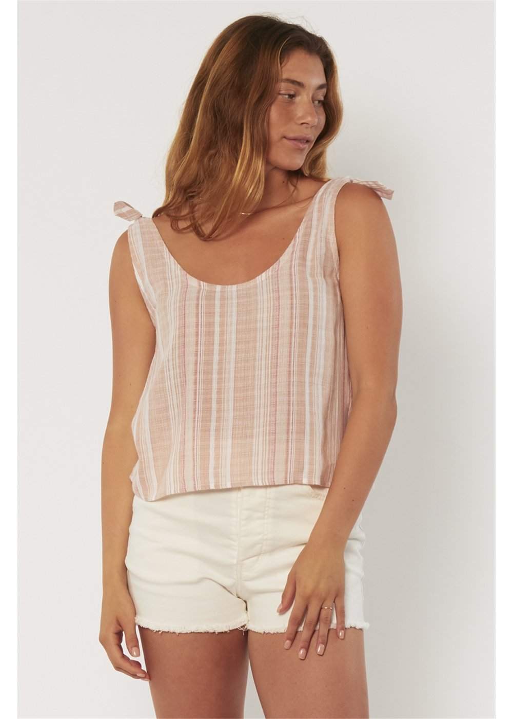 Sisstrevolution Pali Woven Tank - dark harbour