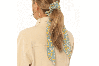 Amuse society swept away scrunchie -slate