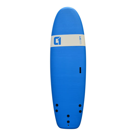 7ft x 25in Beginner Surf School / Rental Softboard Surfboard  - EXTRA WIDE (SSR)