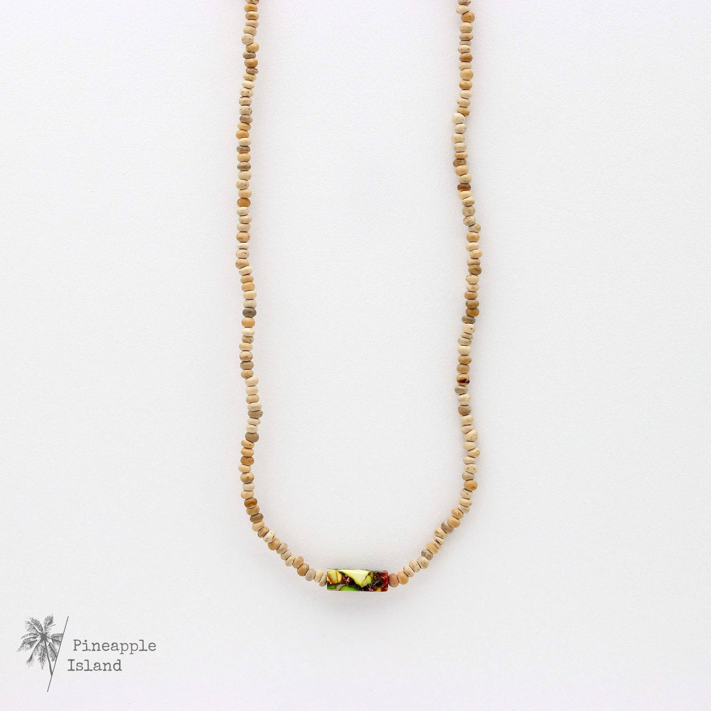 Pineapple island Hapuna Beach Beaded Surfer Necklace