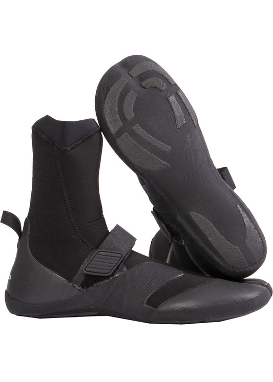 VIssla High Seas II 3mm Split Toe bootie, black wetsuit boots